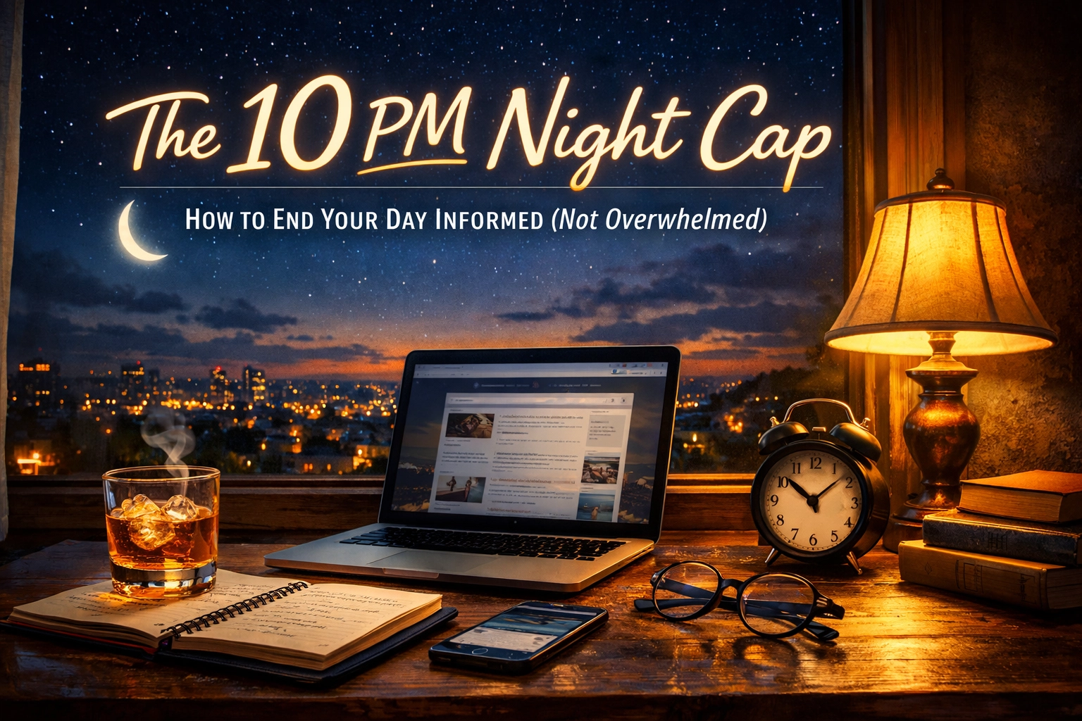[HERO] The 10 PM Night Cap: How to End Your Day Informed (Not Overwhelmed)