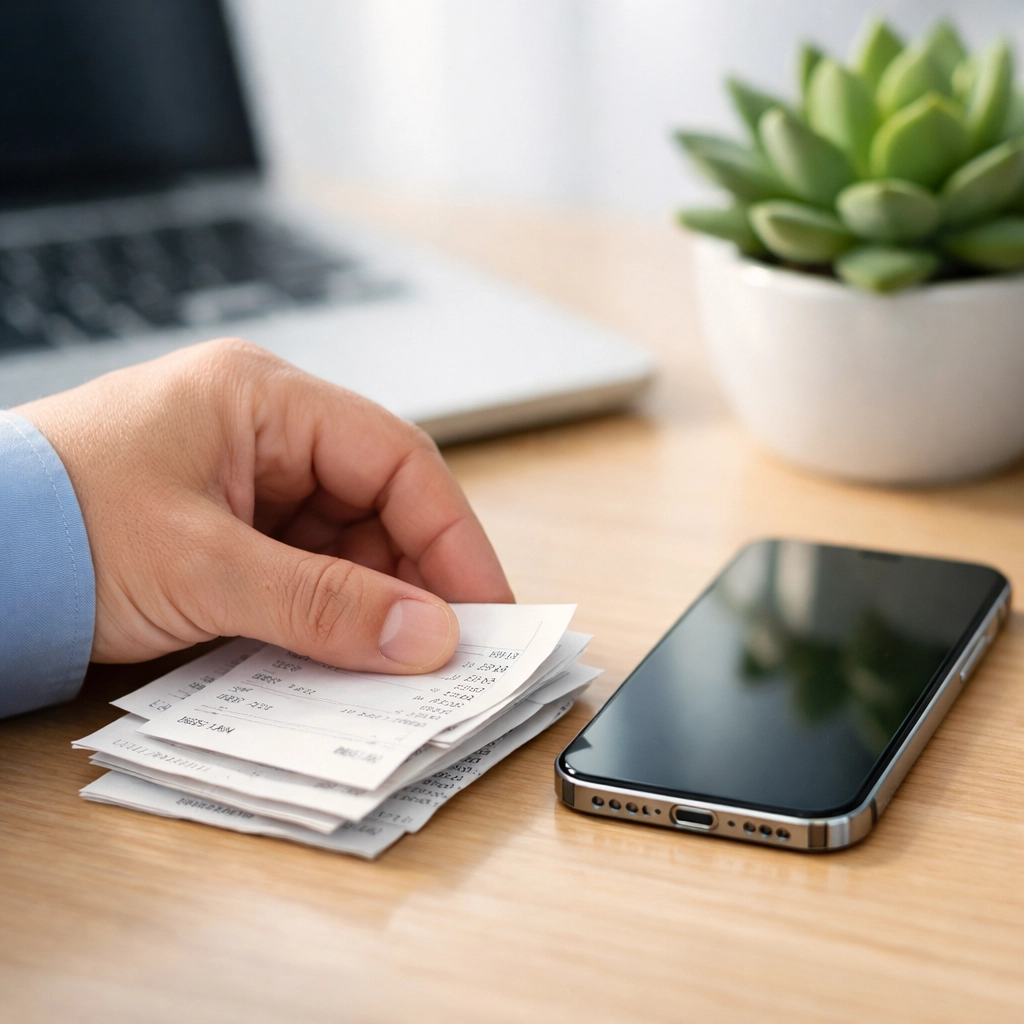 Organizing business receipts for accurate tax deduction record-keeping and audit prevention.