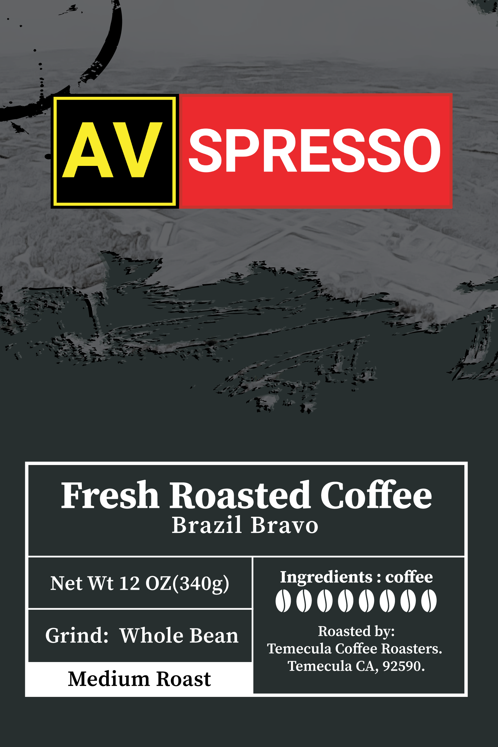 Avspresso Roasters Brazil Bravo Medium Roast