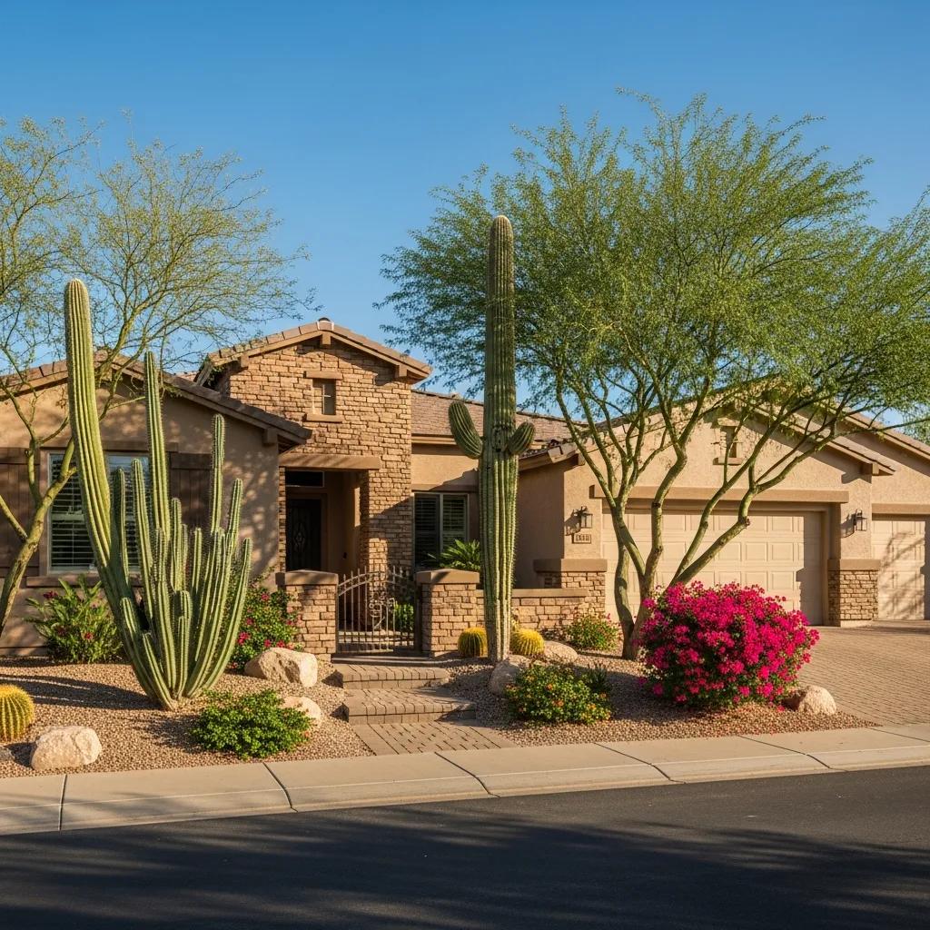 Attractive Arizona curb appeal example