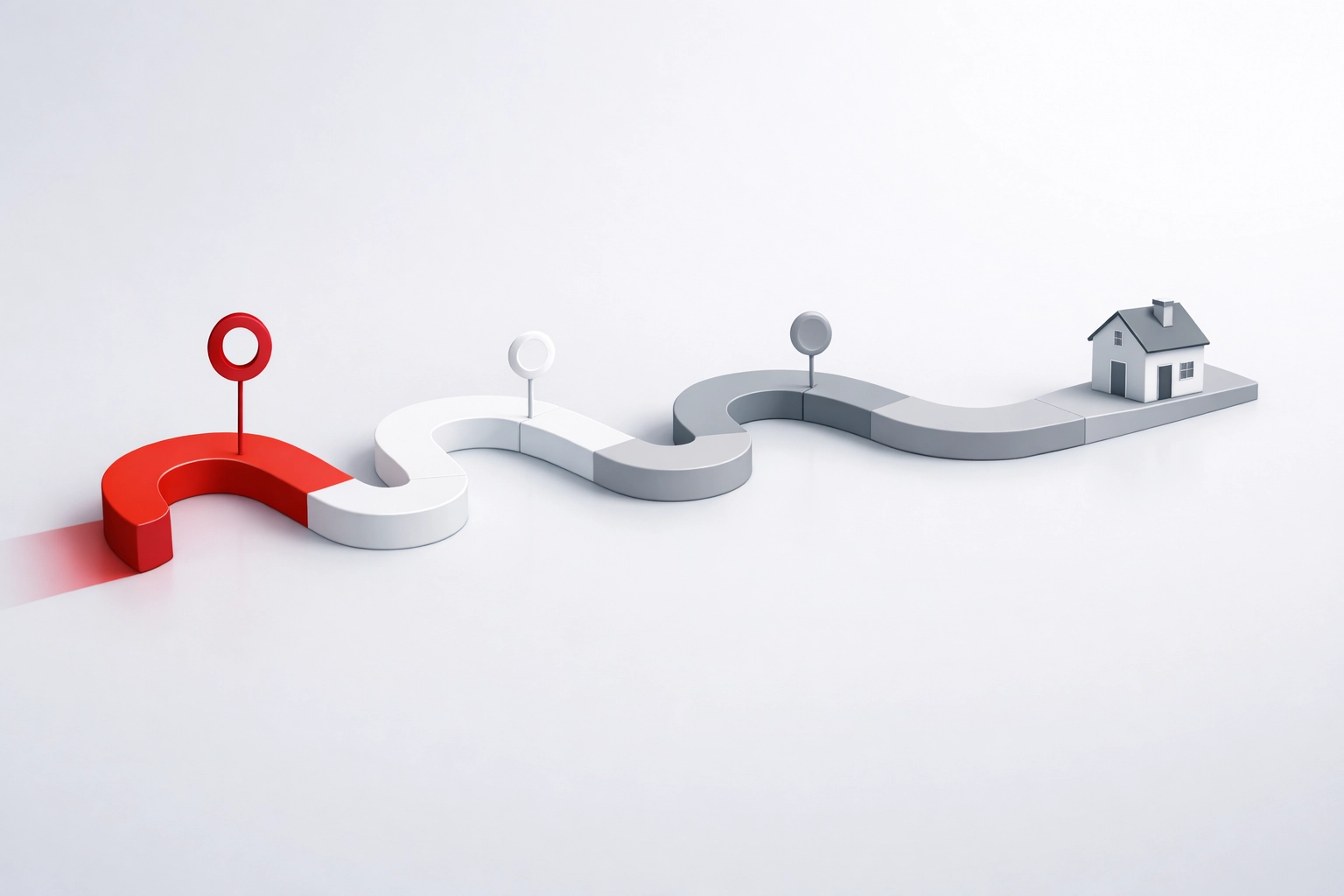 Timeline showing Scotland property selling process from listing to completion