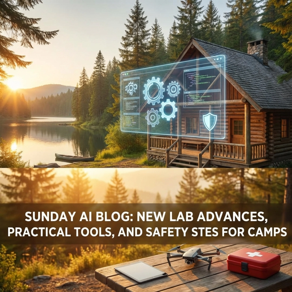 Sunday AI Blog: New Lab Advances, Practical Tools, and Safety Steps for Camps