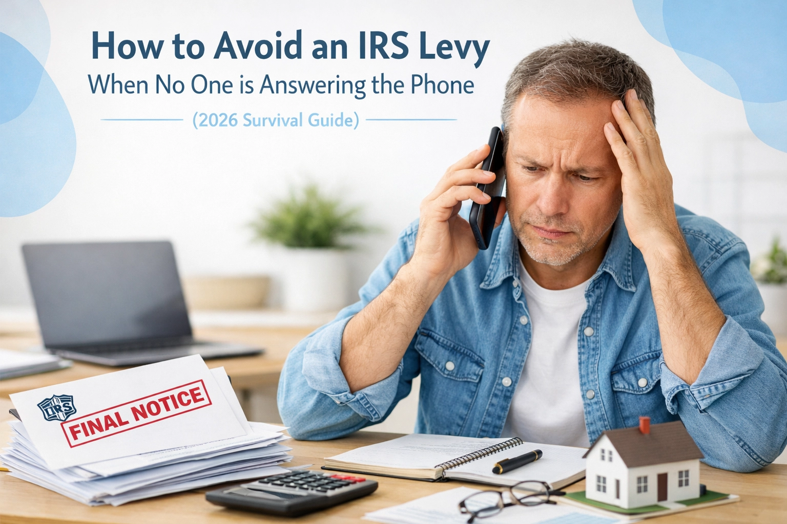 <span id="hs_cos_wrapper_name" class="hs_cos_wrapper hs_cos_wrapper_meta_field hs_cos_wrapper_type_text" style="" data-hs-cos-general-type="meta_field" data-hs-cos-type="text" >How to Avoid an IRS Levy When No One is Answering the Phone (2026 Survival Guide)</span>
