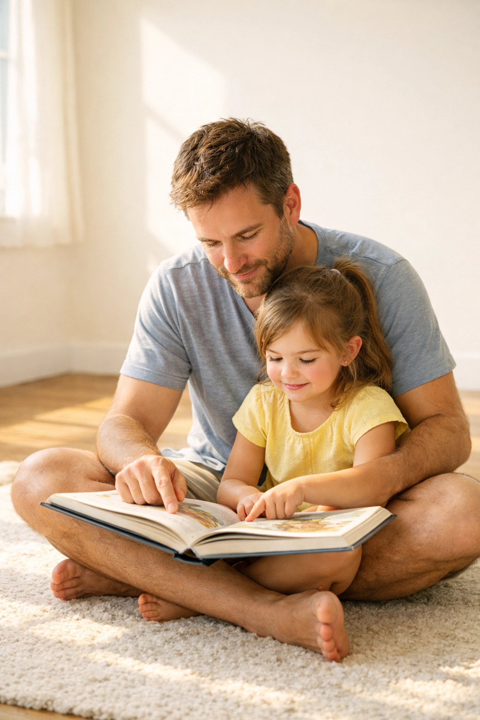 Father and daughter sharing a moment, advocating for family court transparency UK and parental rights.