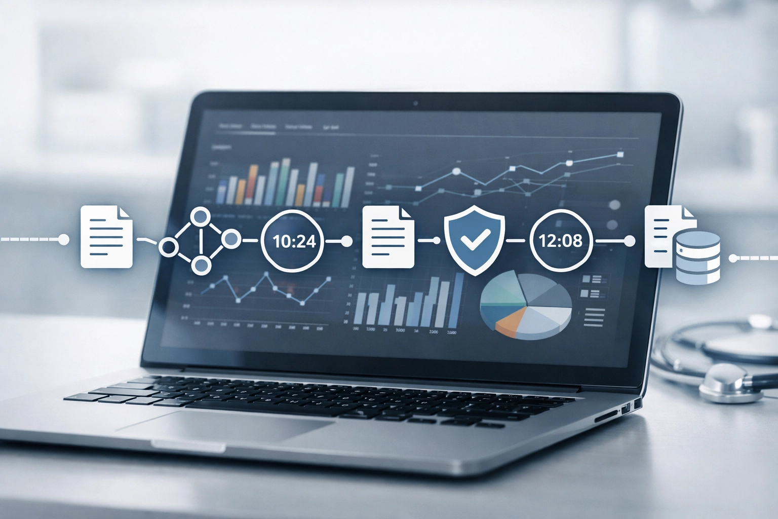 Digital audit trail system displaying DD214 verification records for VA compliance