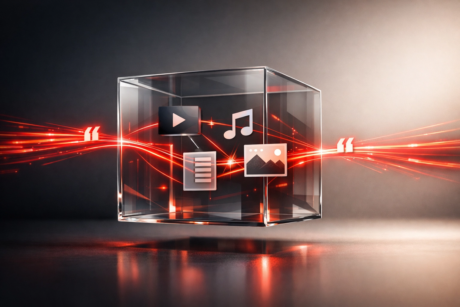 AI extracting information from multiple content types including video and text