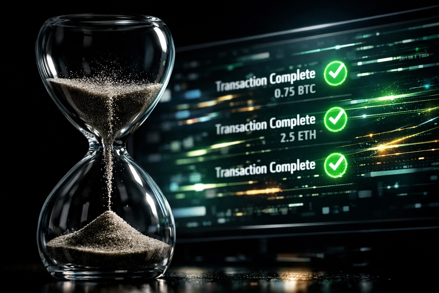 Instant crypto settlement vs traditional payment processing delays