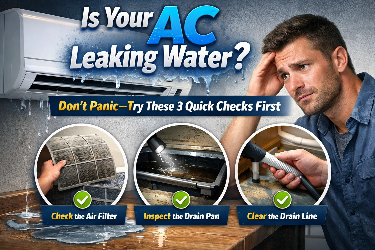 [HERO] Is Your AC Leaking Water? Don