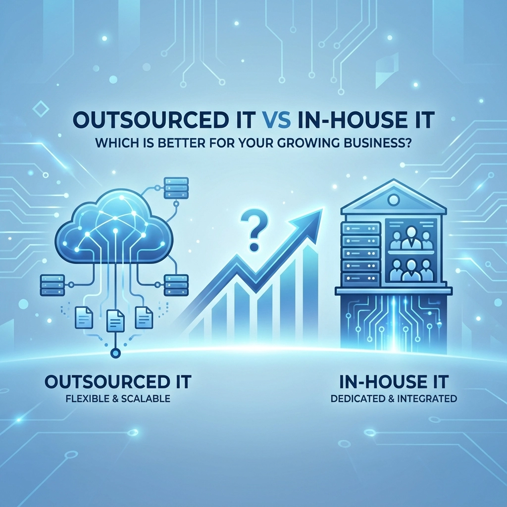 Outsourced IT vs In-House IT: Which Is Better For Your Growing Business?