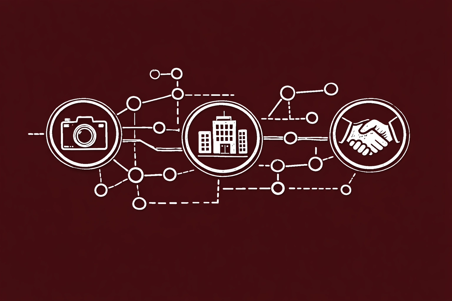 IncluHub ecosystem diagram connecting creators, studios, and brands in one platform