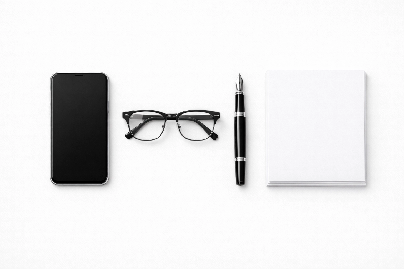 Perfectly organized financial records and tools, illustrating how to prepare bank statements for loans.