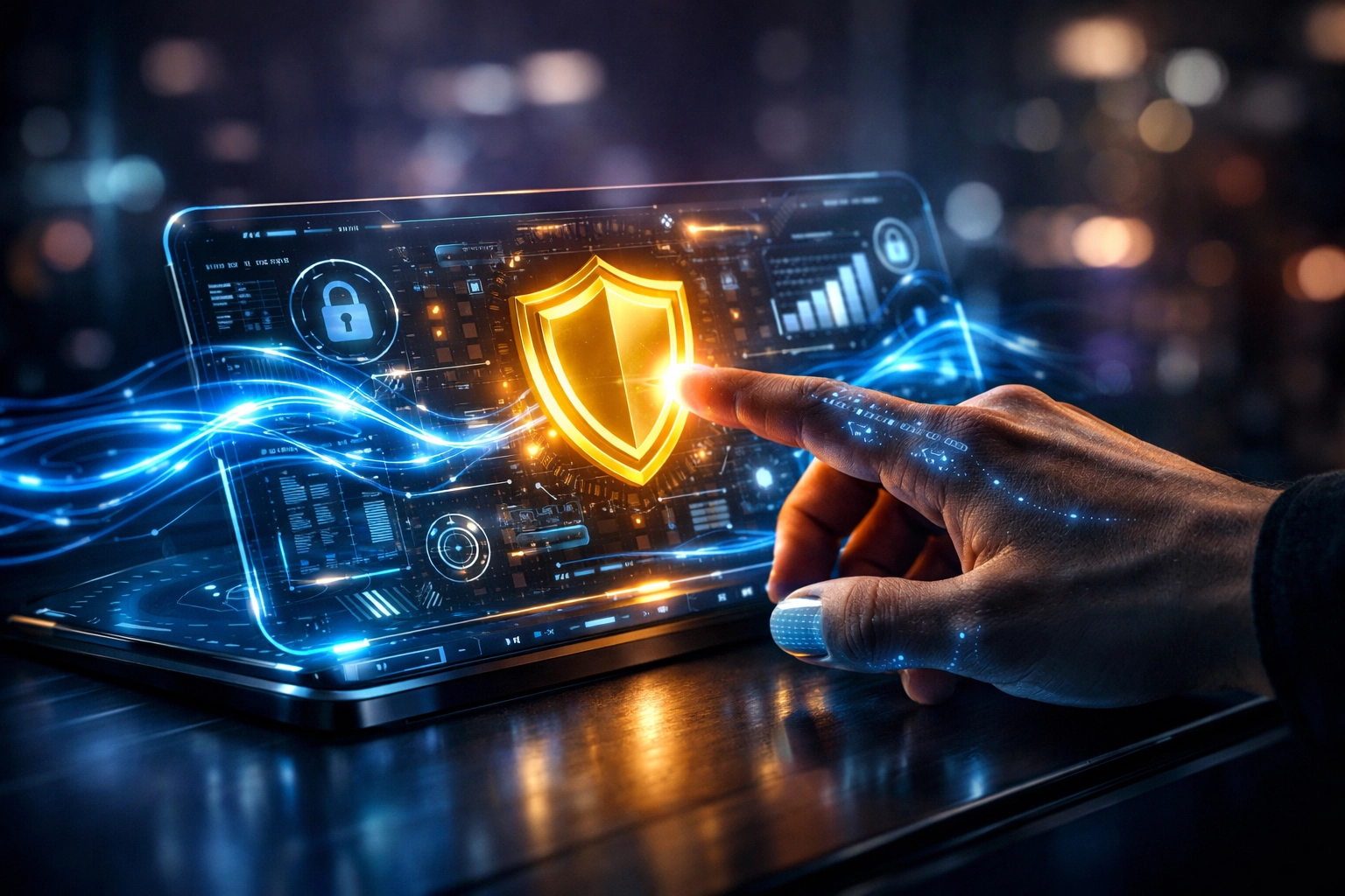 Secure Larecoin Smart Wallet interface showing crypto self-custody and efficient gas-only transfers.