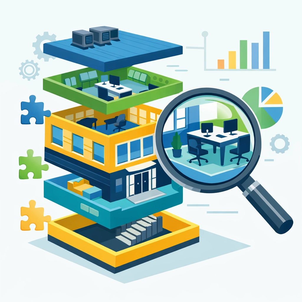 Cost segregation illustration for New Haven small business tax services and depreciation.
