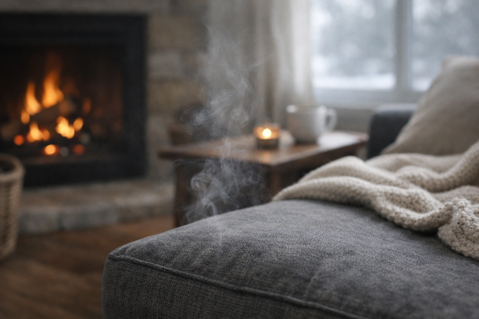 [HERO] The Lingering Smell of Smoke: Why Winter Air Makes Fire Odors Stick to Your Furniture and How We Get It Out
