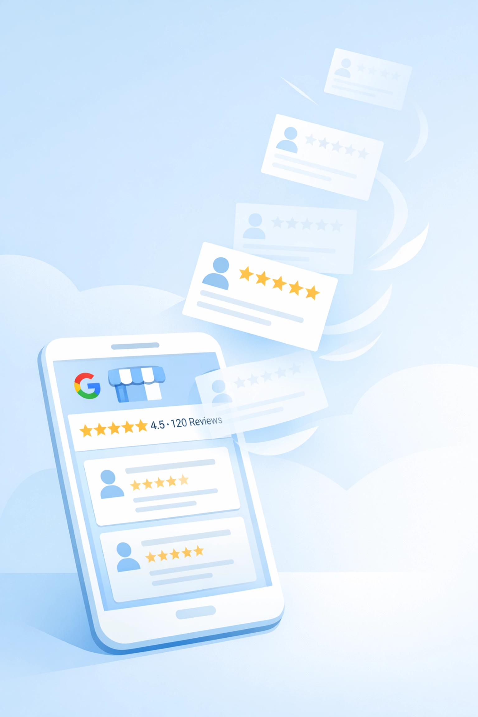 Google Business Profile showing star reviews being deleted automatically