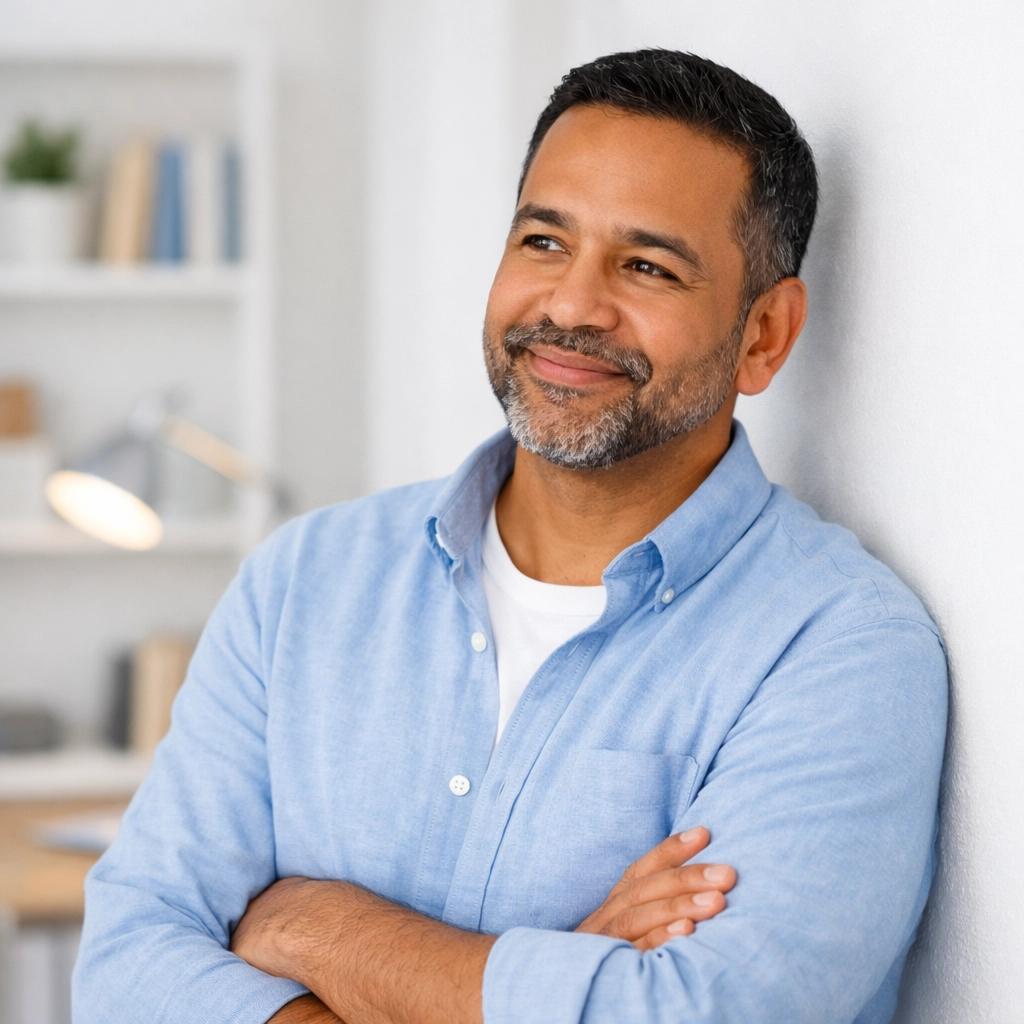 A helpful financial expert providing transparency on payday loans Alberta and early repayment options.