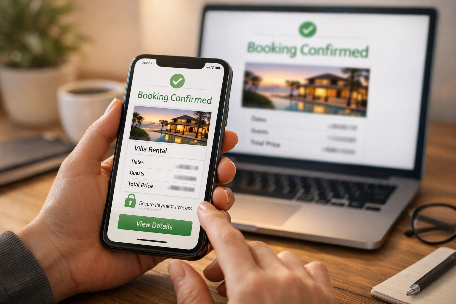 Secure online booking for Sardinia villa rental with UK Trust Account