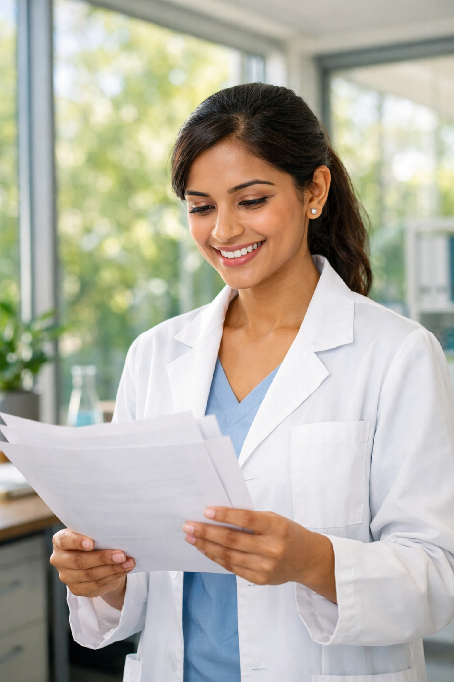 A researcher reviews her DS-2019 to determine if she is subject to the J-1 two-year residency rule.