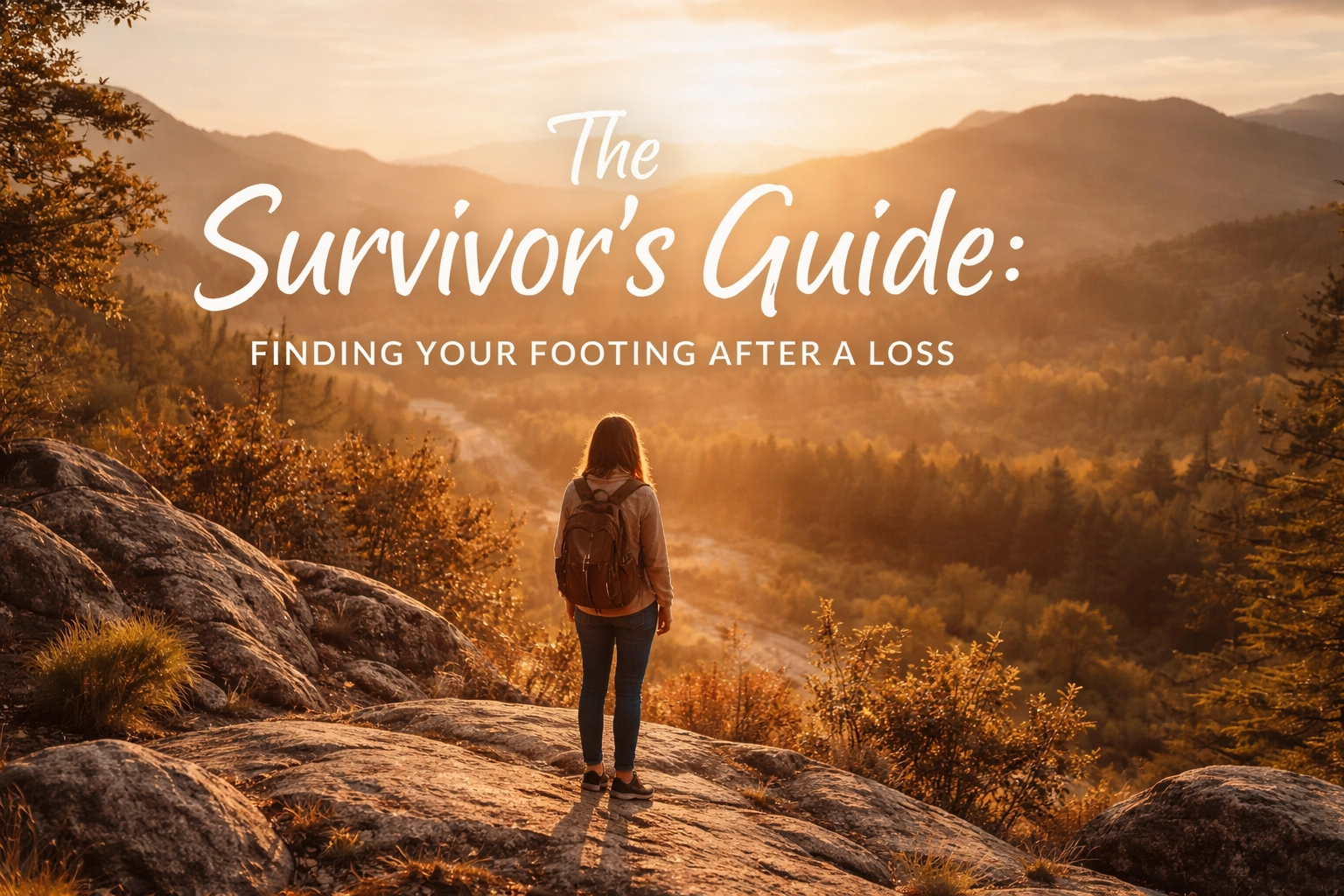 Woman walking on a path, symbolizing life's journey