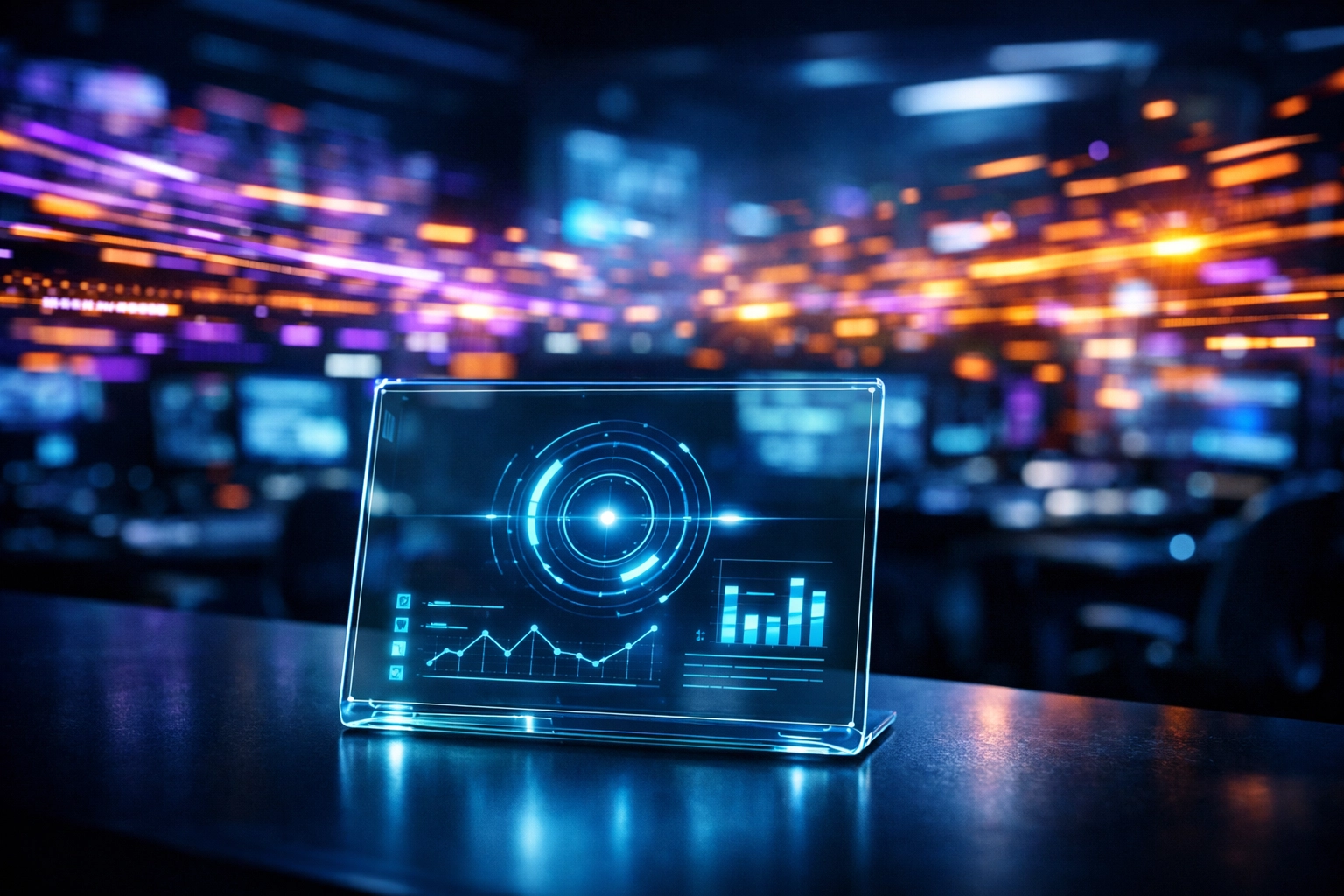 A clear digital interface on a tablet representing the systematic evaluation of business IT solutions.