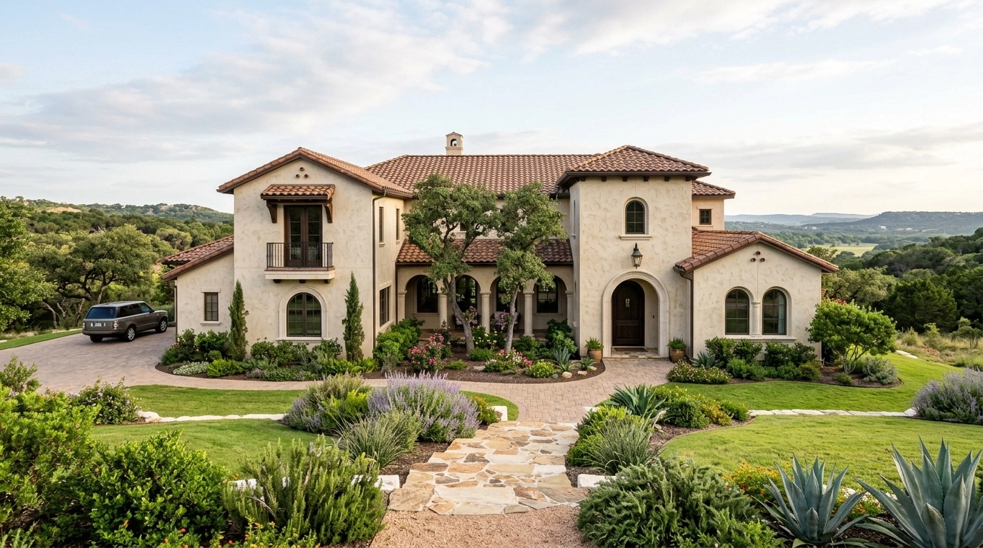 Modern Stucco Home in San Antonio