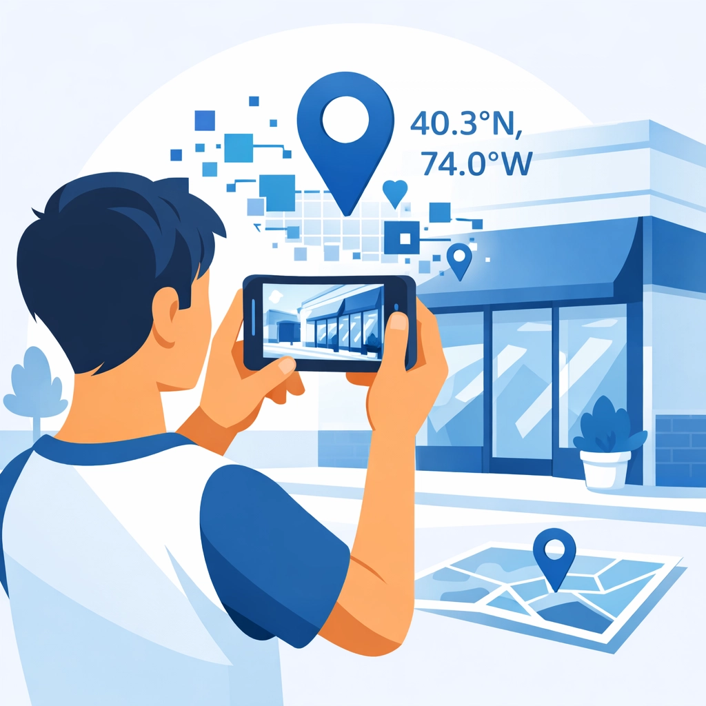 Capturing geotagged media to improve local search rankings for a digital marketing agency near me.