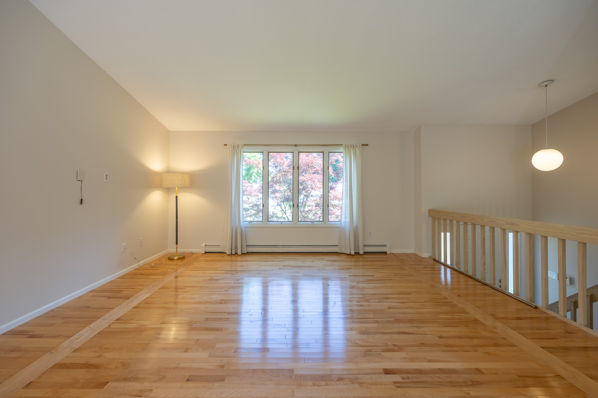 Spacious, sun-filled living area
