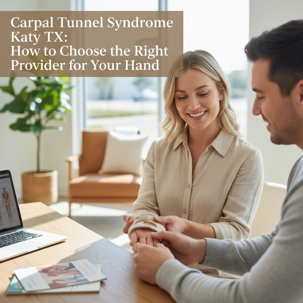 Carpal Tunnel Syndrome Katy TX: How to Choose the Right Provider for Your Hand heroImage