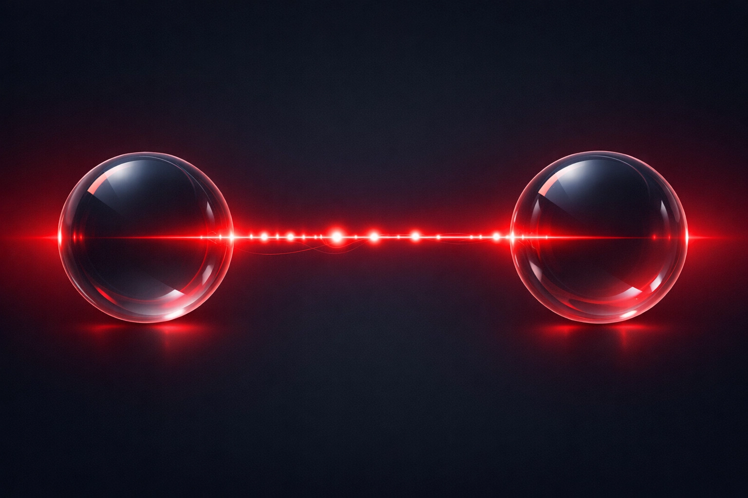 A secure digital handshake between AI shopping agents and business API infrastructure using glowing red light.