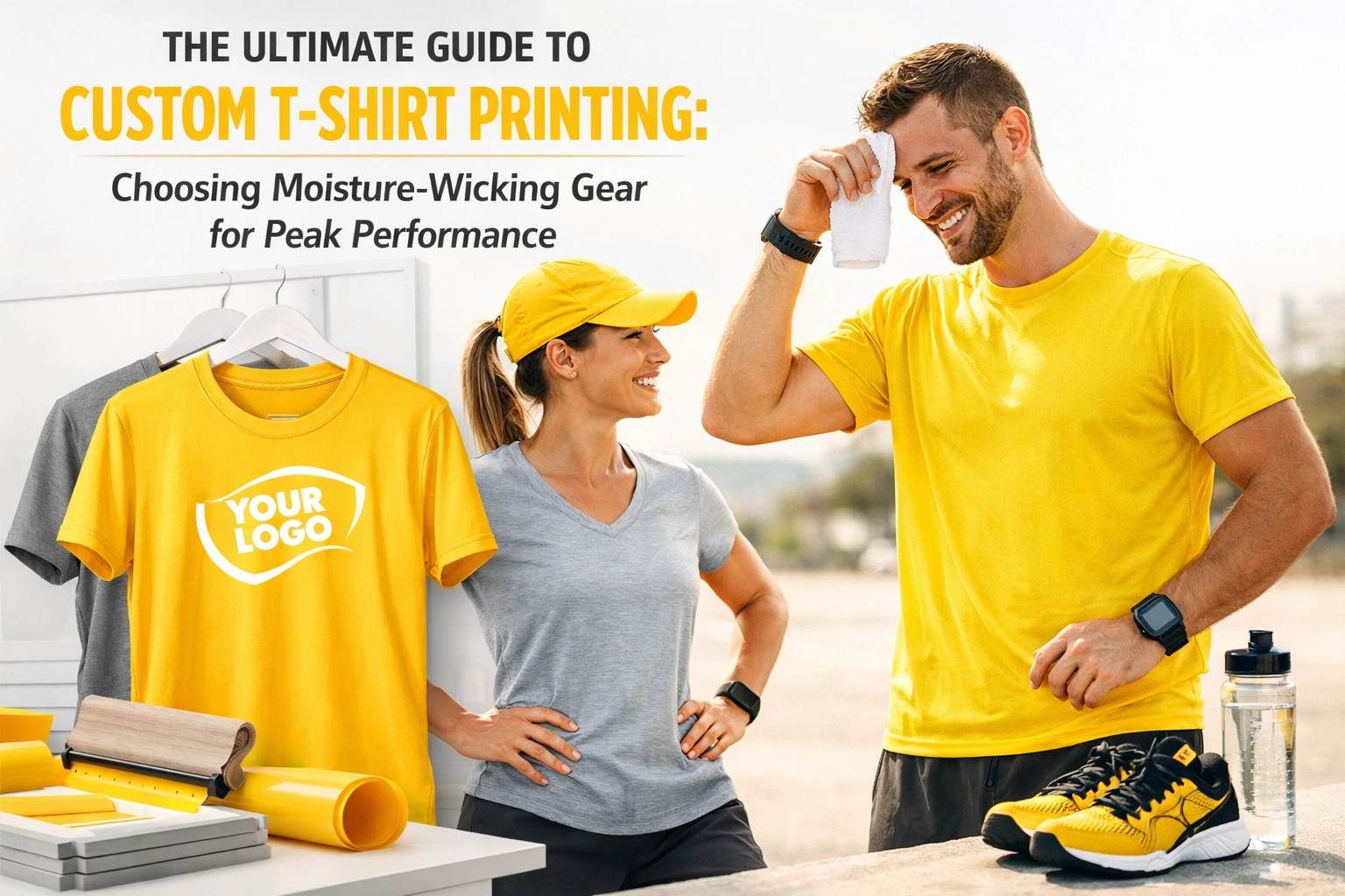 [HERO] The Ultimate Guide to Custom T-Shirt Printing: Choosing Moisture-Wicking Gear for Peak Performance