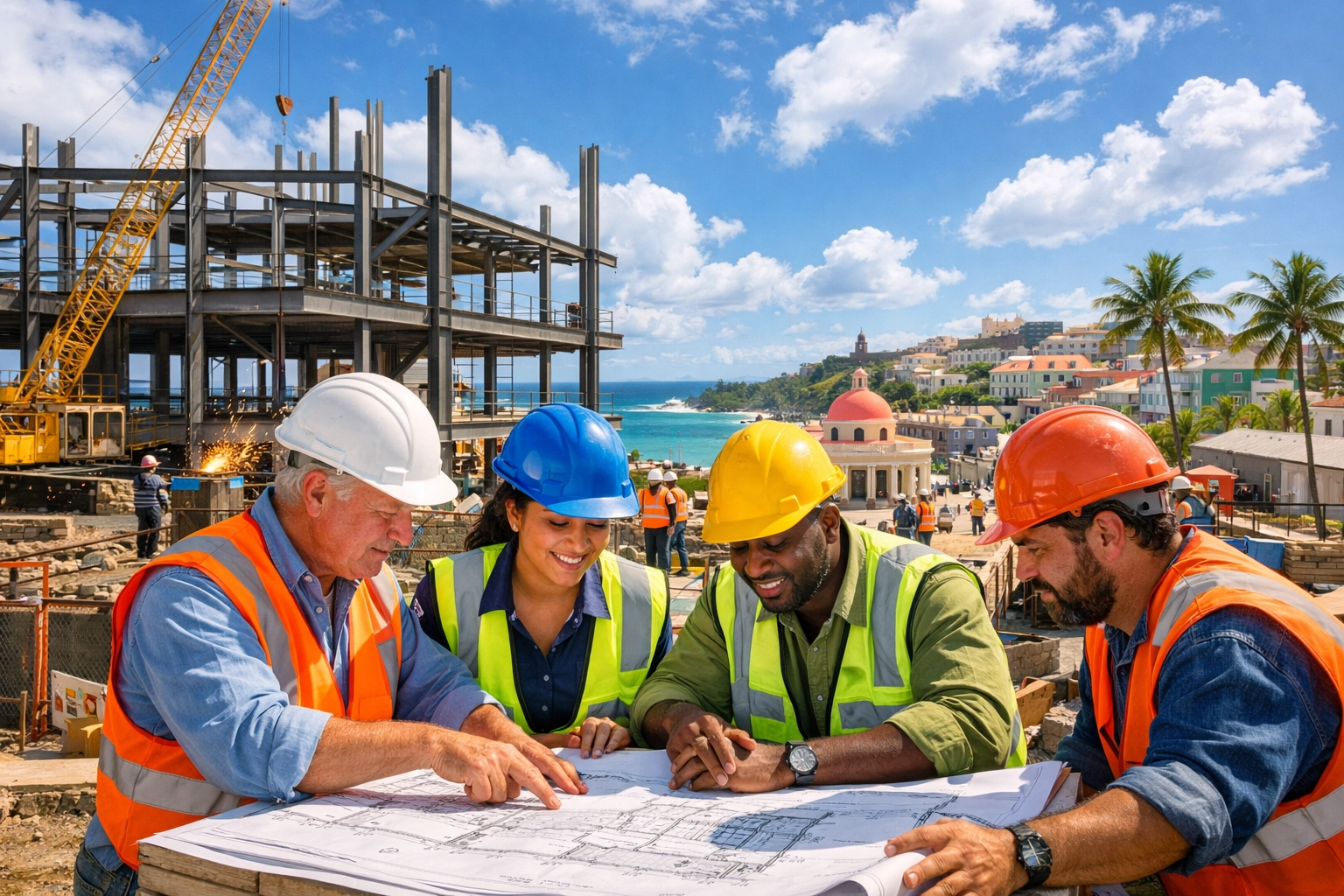 Hard Rock Hotel San Juan construction site creating 2,500 jobs in Puerto Rico