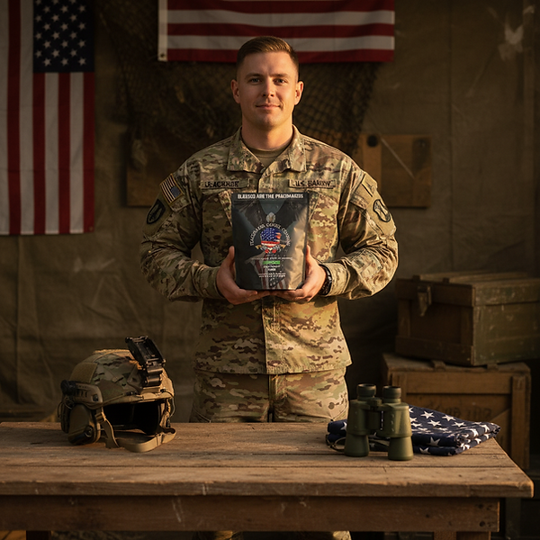 Veteran Coffee Bag Veteran Dark Roast Coffee bag image from website