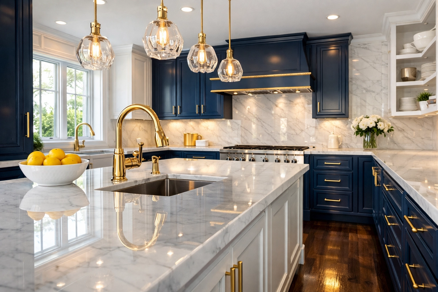 Professional deep cleaning services near me for a luxury Massachusetts kitchen.