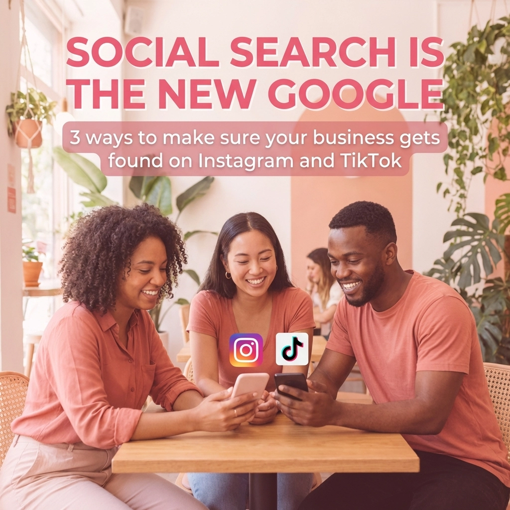 [HERO] Social Search is the New Google: 3 ways to make sure your business gets found on Instagram and TikTok