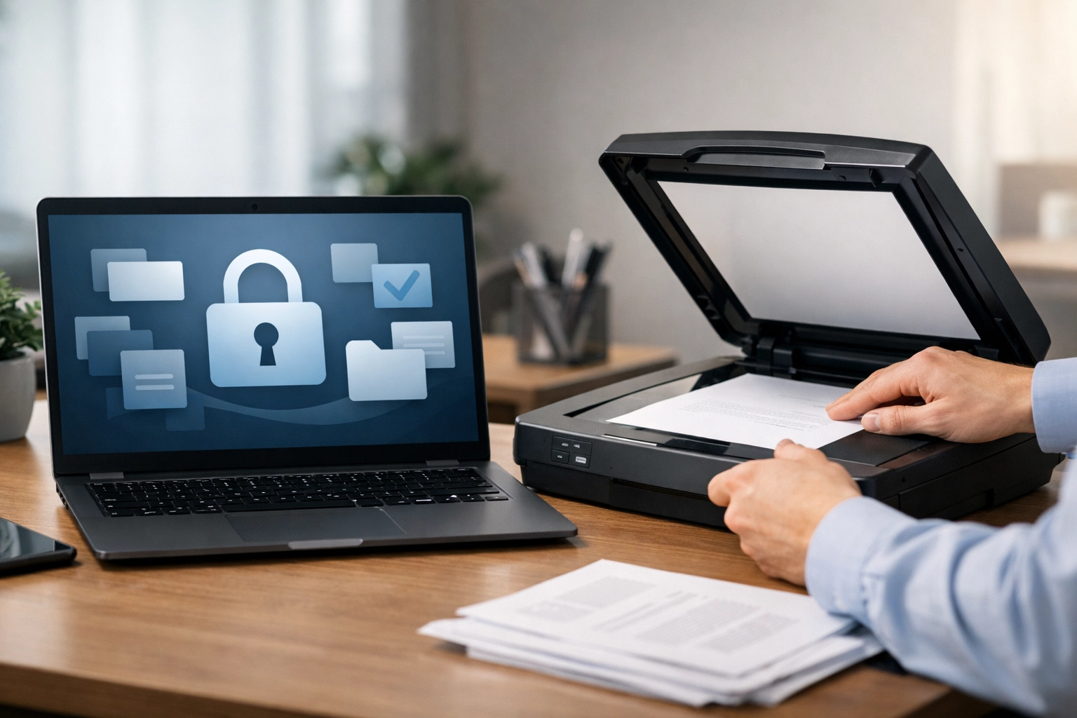 A digital workspace showing secure document submission for the 2026 TR to PR application portal.