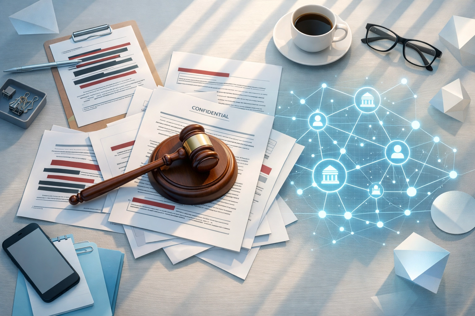 Legal documents and gavel representing 2026 federal harm reduction guidelines for treatment centers