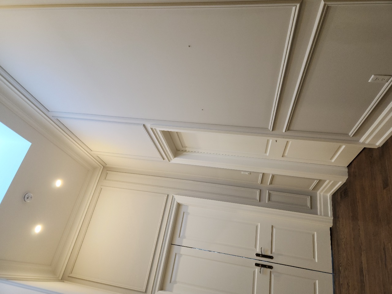 Tall Entryway with Custom Molding