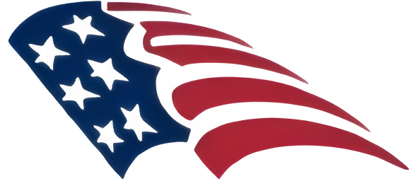 Stylized American Flag Graphic