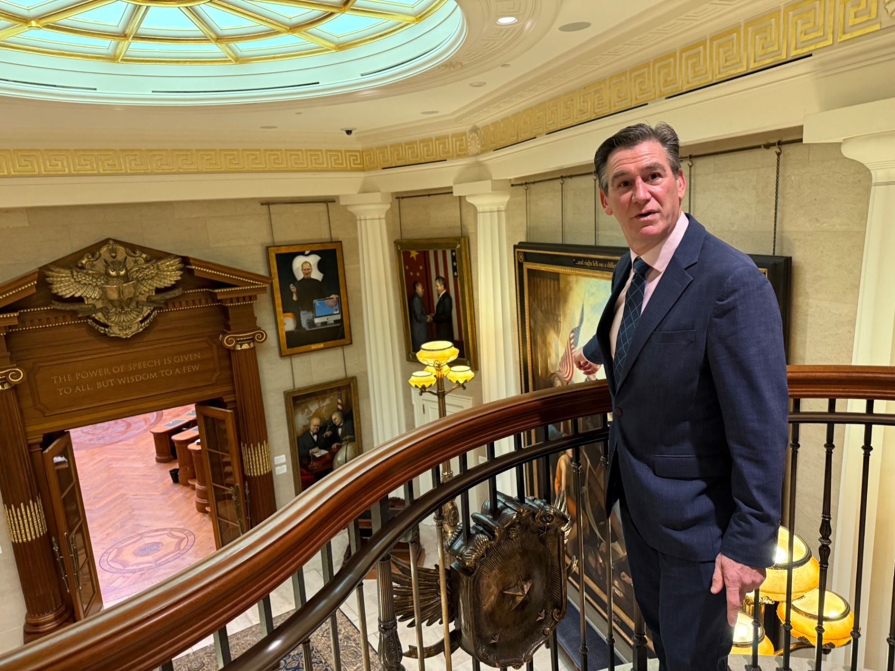 Matt Schiff - Grand Staircase Wisdom Inscription