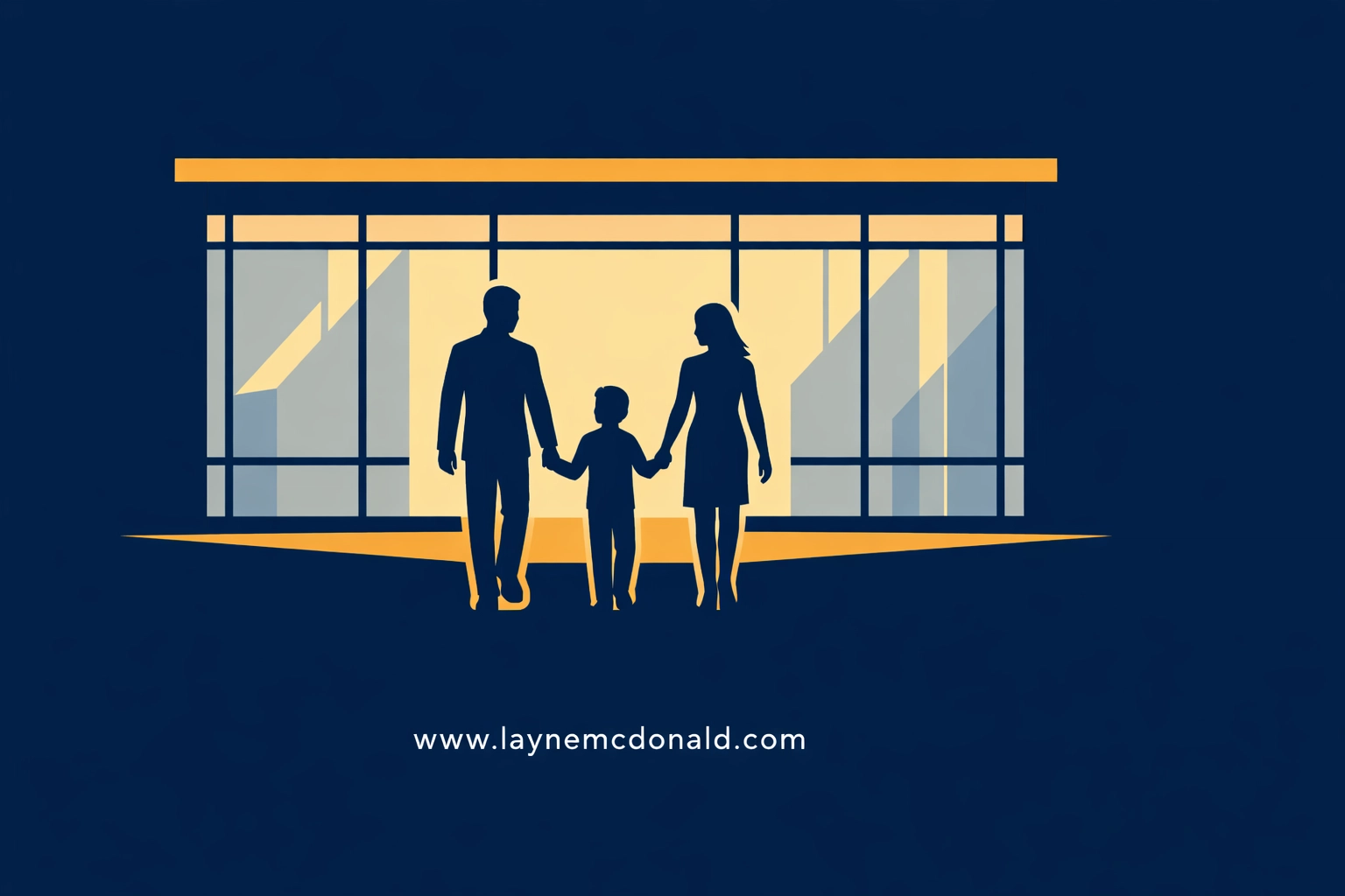 Silhouettes illustrating the Rule of Two and transparency in religious child safety settings.