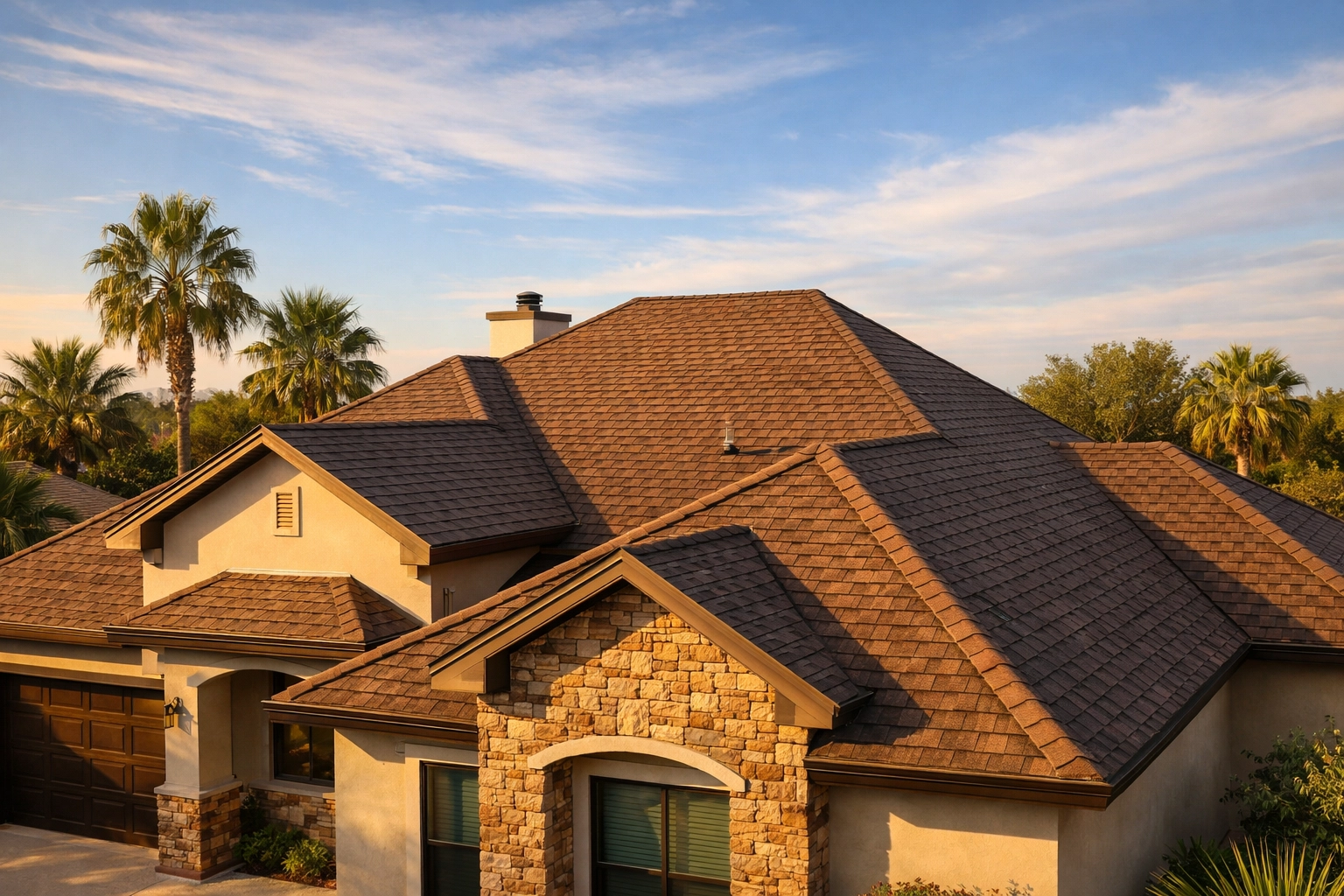 South Texas home with well-maintained roof ready for spring wind season in Brownsville