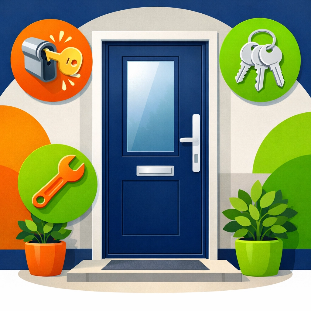 Secure uPVC door lock repair and emergency locksmith services in Bristol.