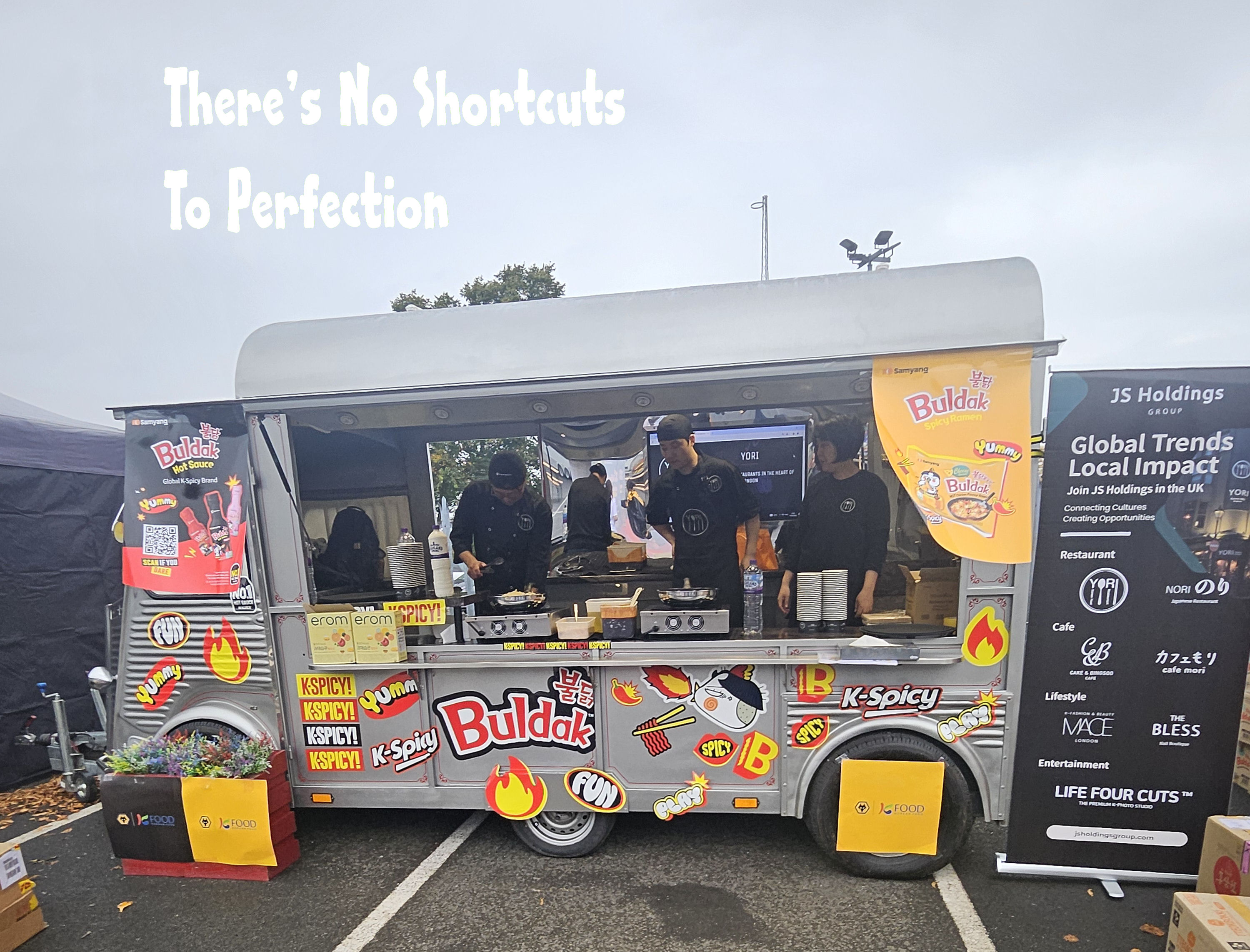 Funky Food Truck with Buldak Branding