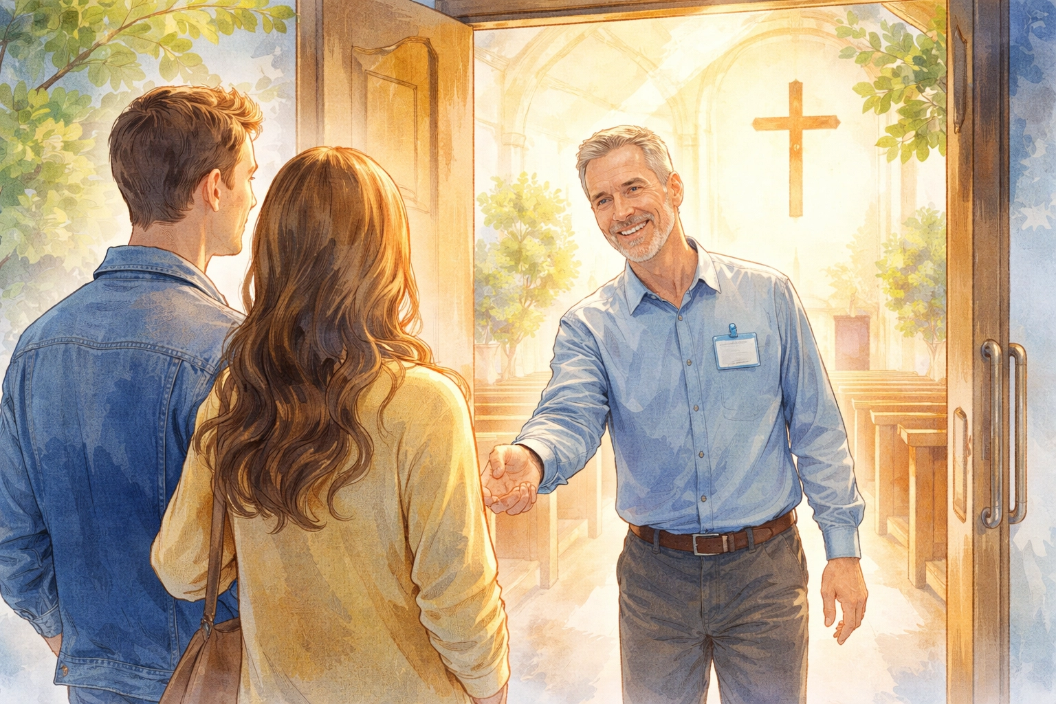 [HERO] You Are the First Safe Human: The Sacred Duty of a Church Greeter