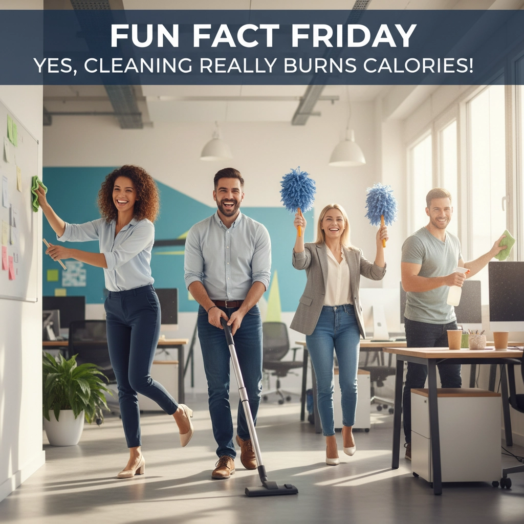 Fun Fact Friday: Yes, Cleaning Really Burns Calories!