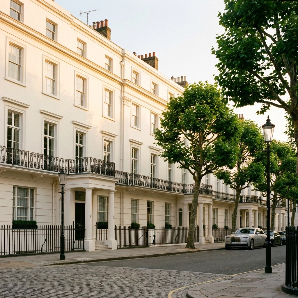 Regency architecture in Belgravia