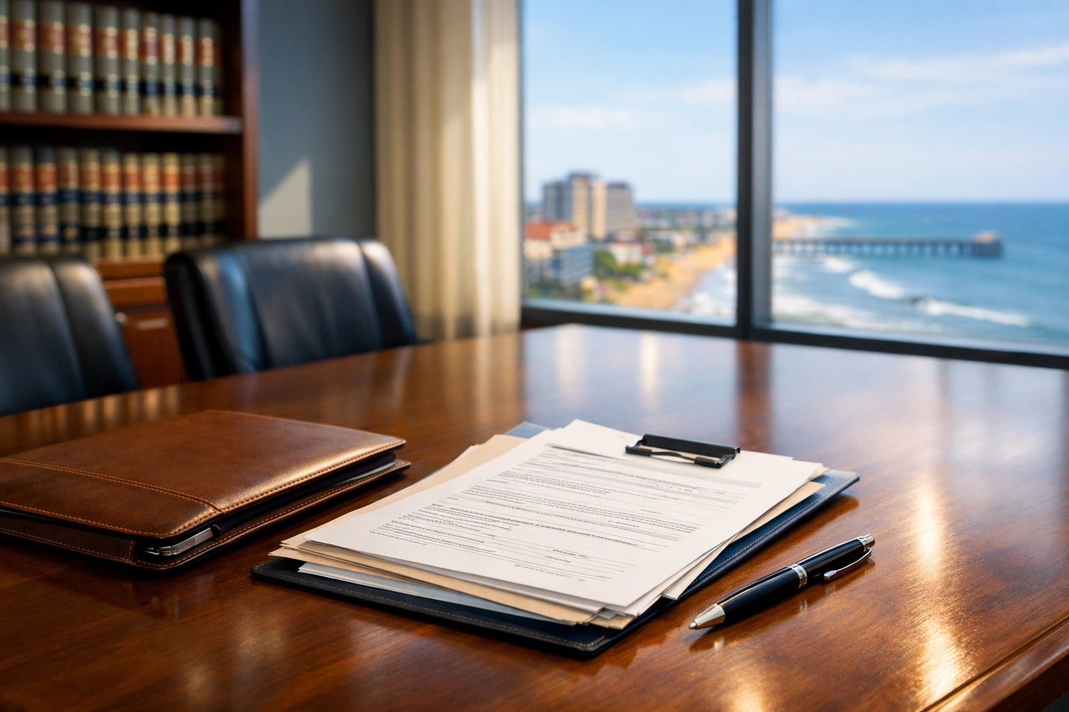 Professional law office in Virginia Beach prepared for complex divorce case consultations