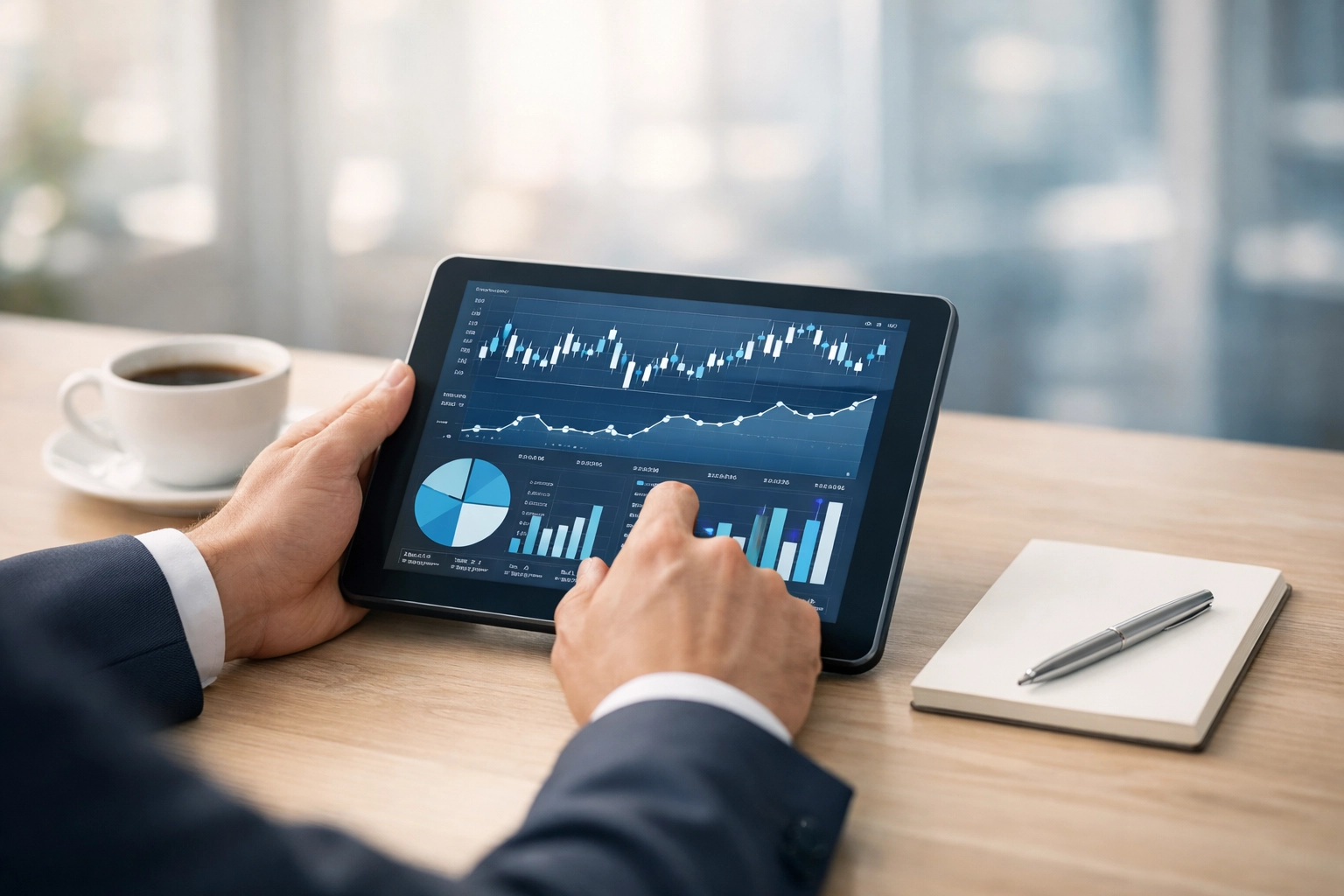 Tax advisor analyzing AMT calculations and financial data for 2026 tax planning strategy