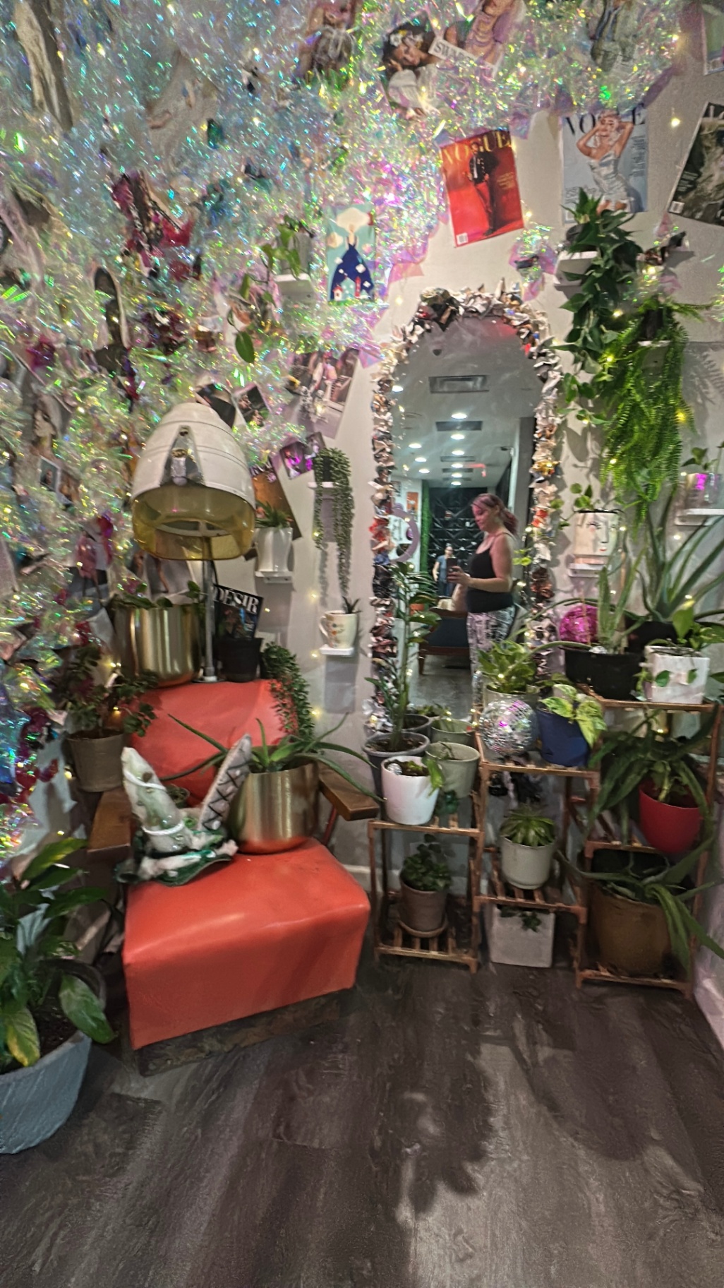 Eclectic Salon Corner