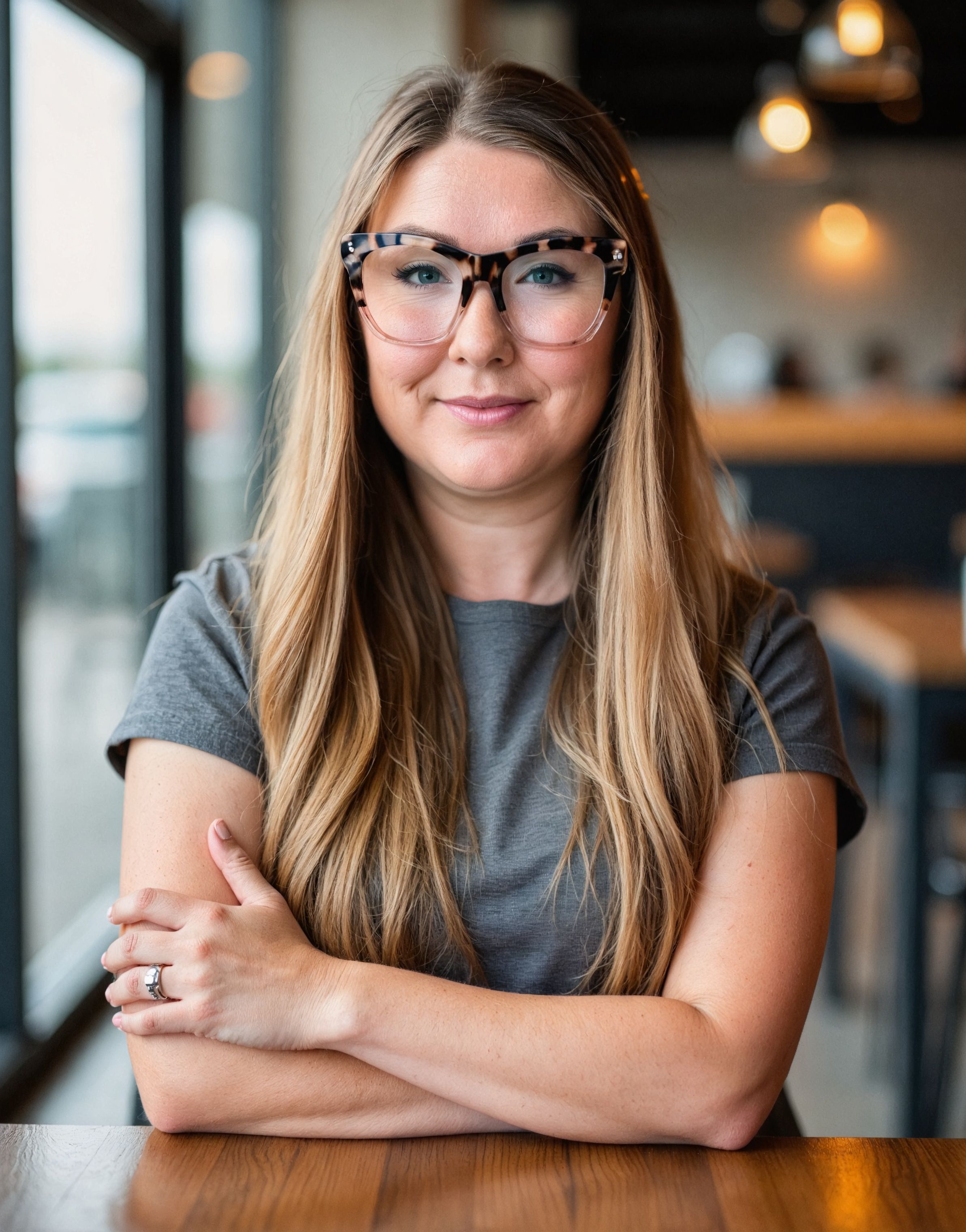 Professional Woman at Workspace